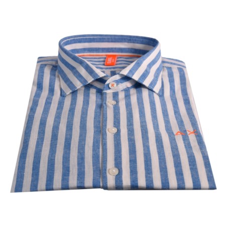 SHIRT FANCY STRIPE BEACH SUN68 S35122 1201