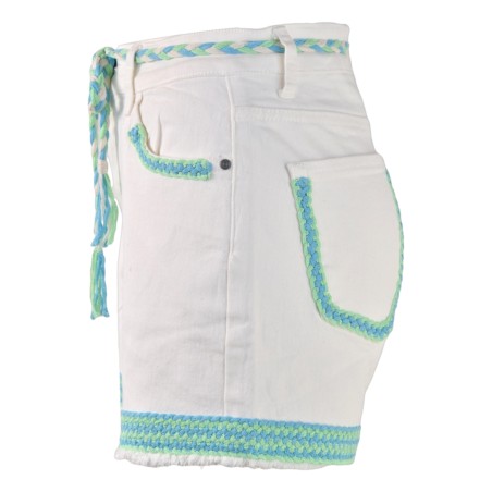 SHORTS DENIM C/CINTURA PHO FIRENZE 5421031 MINT