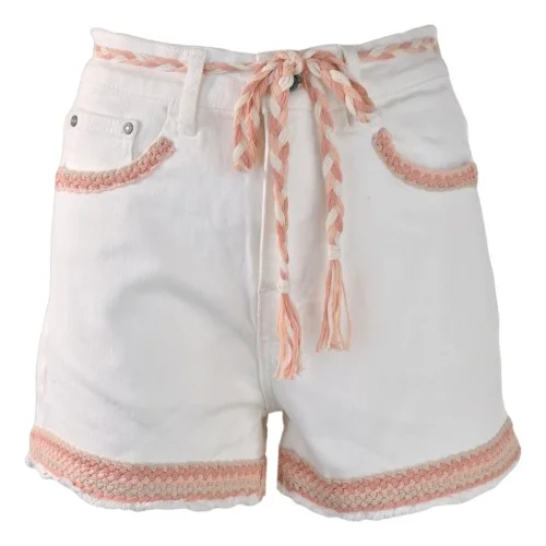 SHORTS DENIM C/CINTURA PHO FIRENZE 5421031 PEACH