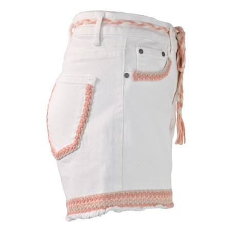 SHORTS DENIM C/CINTURA PHO FIRENZE 5421031 PEACH