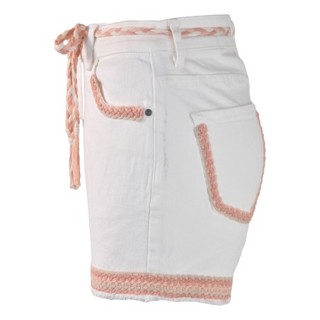 SHORTS DENIM C/CINTURA PHO FIRENZE 5421031 PEACH