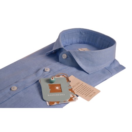 CAMICIA IN LINO BASTONCINO B050.166 03