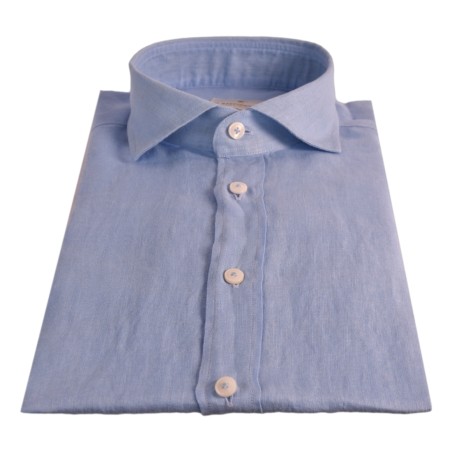 CAMICIA IN LINO BASTONCINO B050.166 03