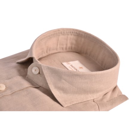 CAMICIA IN LINO BASTONCINO B050.166 06