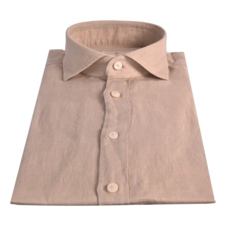 CAMICIA IN LINO BASTONCINO B050.166 06