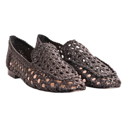 MOCASSINO TRAFORATO LA PARIGINA B3618INT-SF BLACK