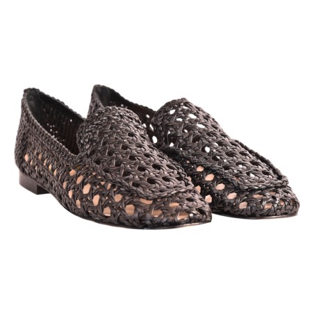 MOCASSINO TRAFORATO LA PARIGINA B3618INT-SF BLACK