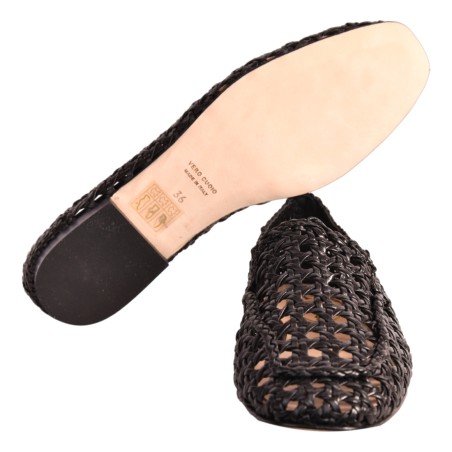MOCASSINO TRAFORATO LA PARIGINA B3618INT-SF BLACK