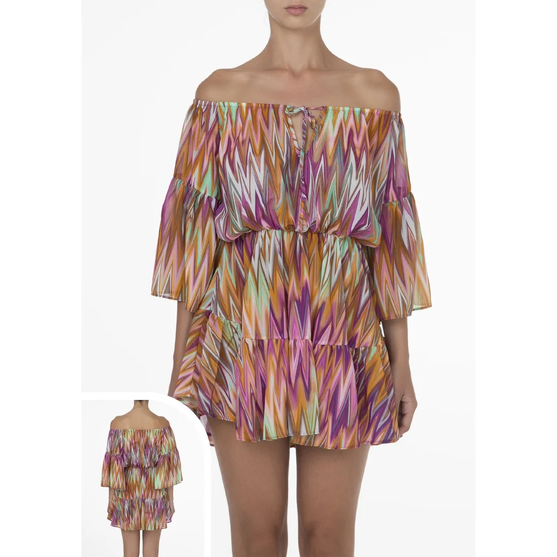 VESTITO CORTO F**K 2564X08 FANTASIA