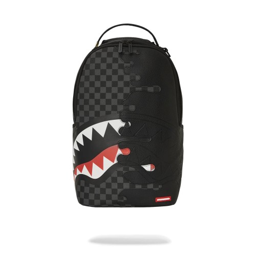 UNFINISHED SHARK BACKPACK SPRAYGROUND 910B7304NSZ GREY