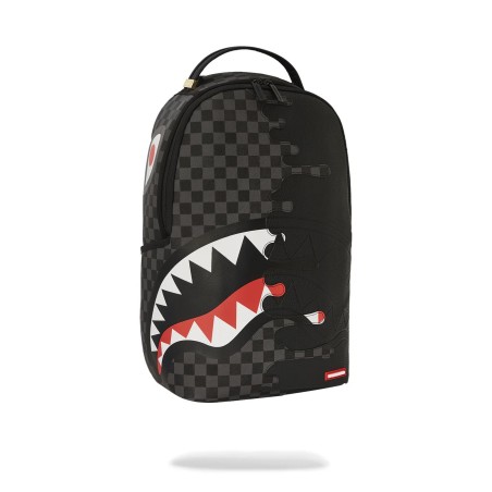 UNFINISHED SHARK BACKPACK SPRAYGROUND 910B7304NSZ GREY