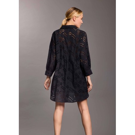 PALOMA MAXI CAMICIA VACANZE ITALIANE 018 NERO