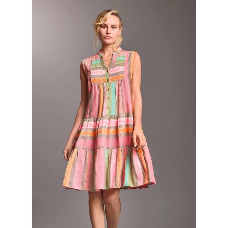 ELSA ABITO CORTO S/MANICHE VACANZE ITALIANE 032 MULTICOLOR