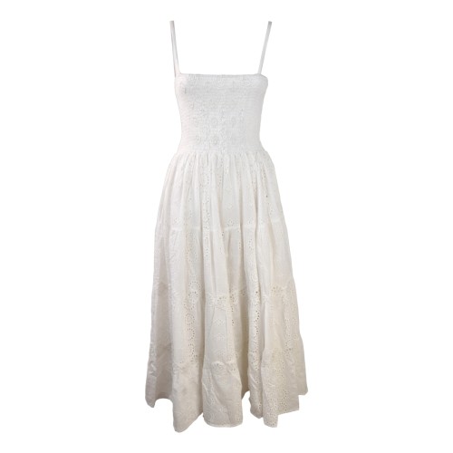 CLOTILDE MAXI ABITO ICONIQUE 007 BIANCO
