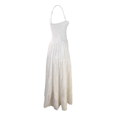 CLOTILDE MAXI ABITO ICONIQUE 007 BIANCO