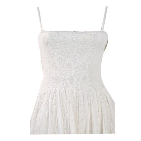 CLOTILDE MAXI ABITO ICONIQUE 007 BIANCO