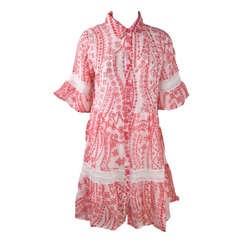 RACHEL ABITO CAMICIA ICONIQUE 039 ROSA