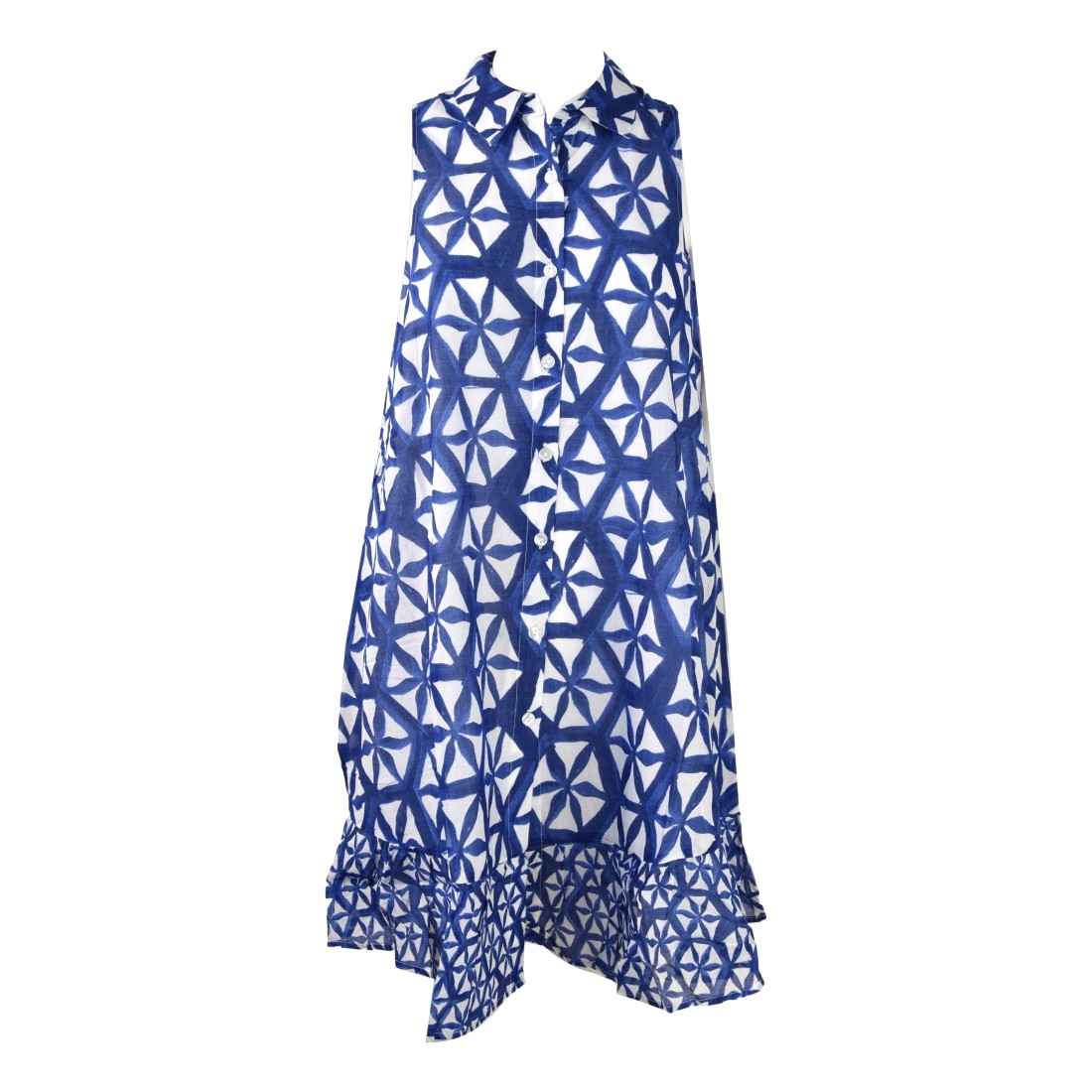 TABITA ABITO CAMICIA S/MANICHE ICONIQUE 085 ROYAL