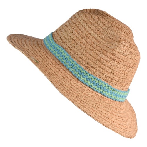 CAPPELLO RAFFIA CON APPLICAZIONI PHO FIRENZE 9021003 MINT