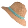 CAPPELLO RAFFIA CON APPLICAZIONI PHO FIRENZE 9021003 MINT