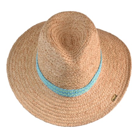 CAPPELLO RAFFIA CON APPLICAZIONI PHO FIRENZE 9021003 MINT