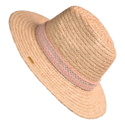 CAPPELLO RAFFIA CON APPLICAZIONI PHO FIRENZE 9021003 PEACH