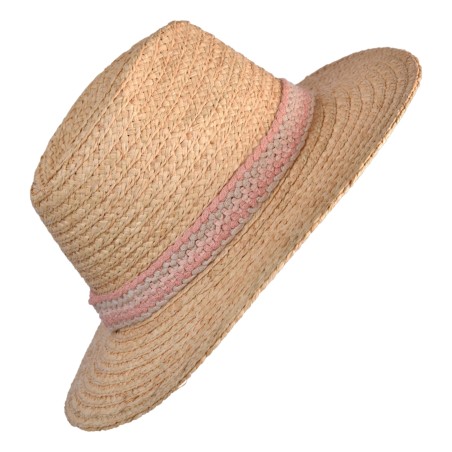 CAPPELLO RAFFIA CON APPLICAZIONI PHO FIRENZE 9021003 PEACH