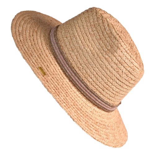 CAPPELLO RAFFIA CON APPLICAZIONI PHO FIRENZE 9021003 WHITEGOLD
