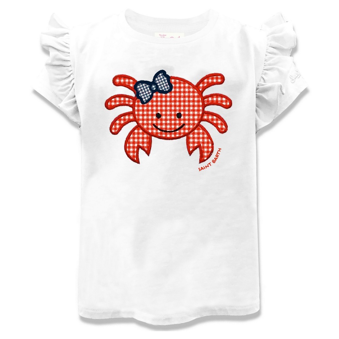 BABY T-SHIRT VICHY 4161 PATCH MC2 SAINT BARTH BABY001 00164H