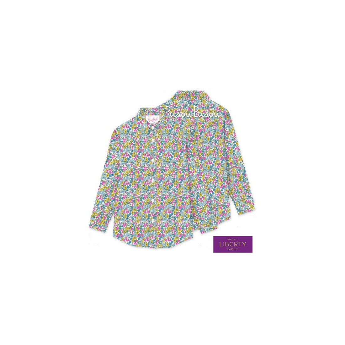 MINI BRIGITTE SHIRT POPPY AND DAISY 25 MC2 SAINT BARTH BRIG003 00384H