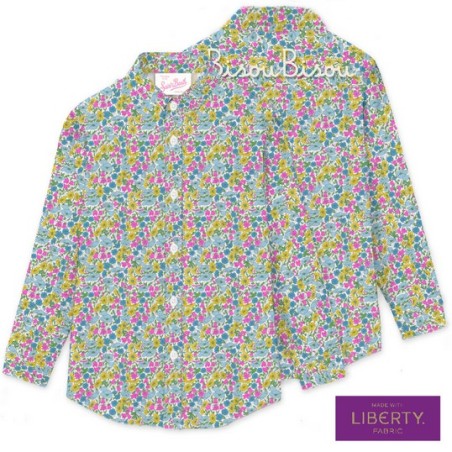 MINI BRIGITTE SHIRT POPPY AND DAISY 25 MC2 SAINT BARTH BRIG003 00384H