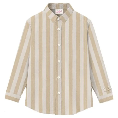 MEREDITH SHIRT LINEN STRIPES POP V1110 MC2 SAINT BARTH MDH001 05739H