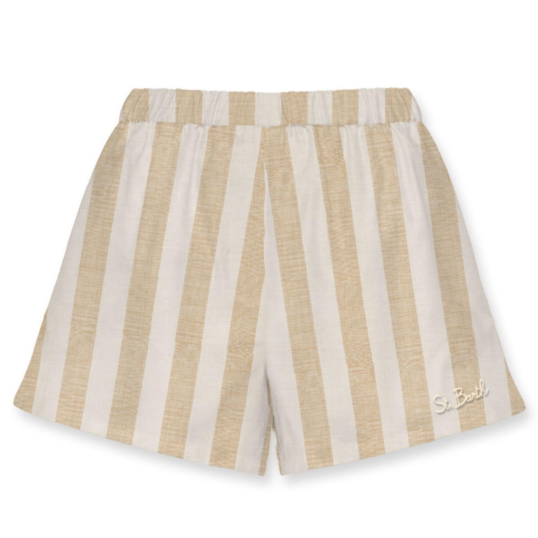 MEAVE SHORTS LINEN STRIPES POP V1110 MC2 SAINT BARTH MEA002 05739H
