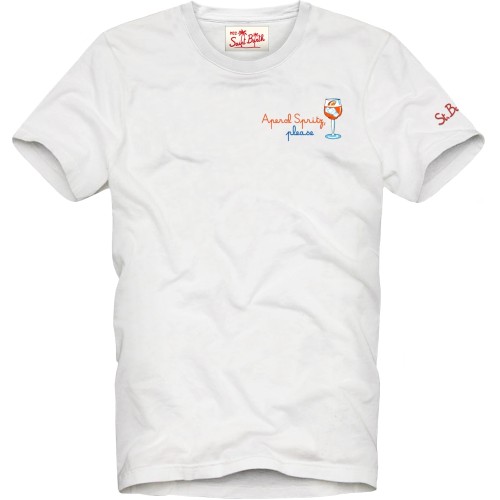 PORTOFINO T-SHIRT SPRITZ PLEASE MC2 SAINT BARTH POT0001 02703H