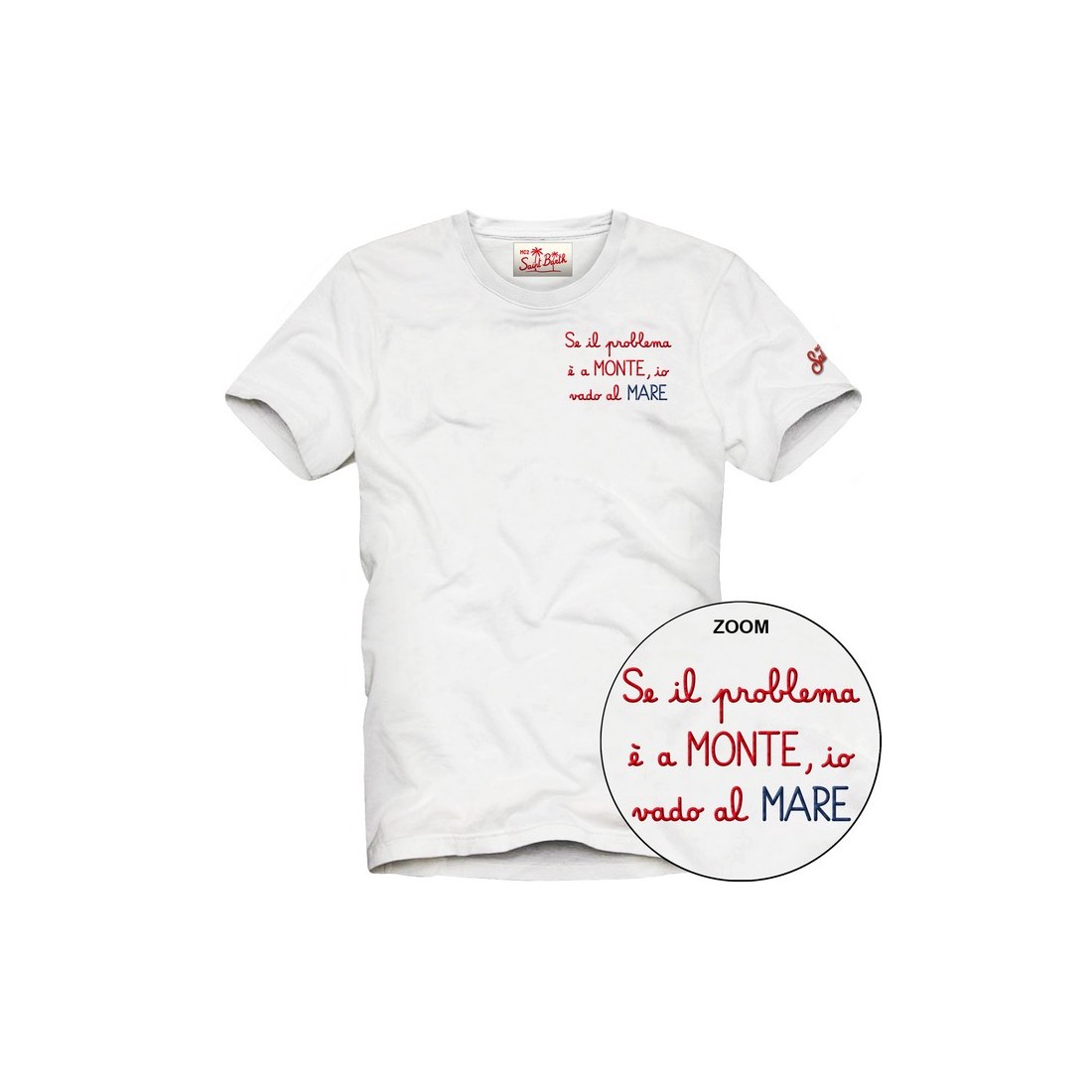 PORTOFINO T-SHIRT PROBLEMA MONTE MC2 SAINT BARTH POT0001 05282H
