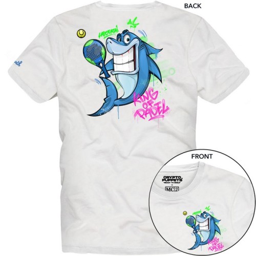 T-SHIRT BOY SHARK PADEL 01N MC2 SAINT BARTH TSH0001 02956H