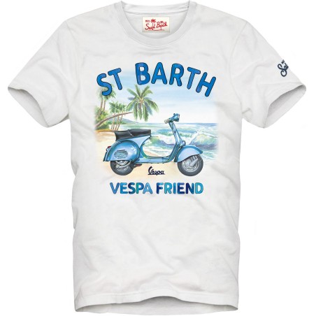 T-SHIRT VESPA FRIEND MC2 SAINT BARTH TSHM001 02641H