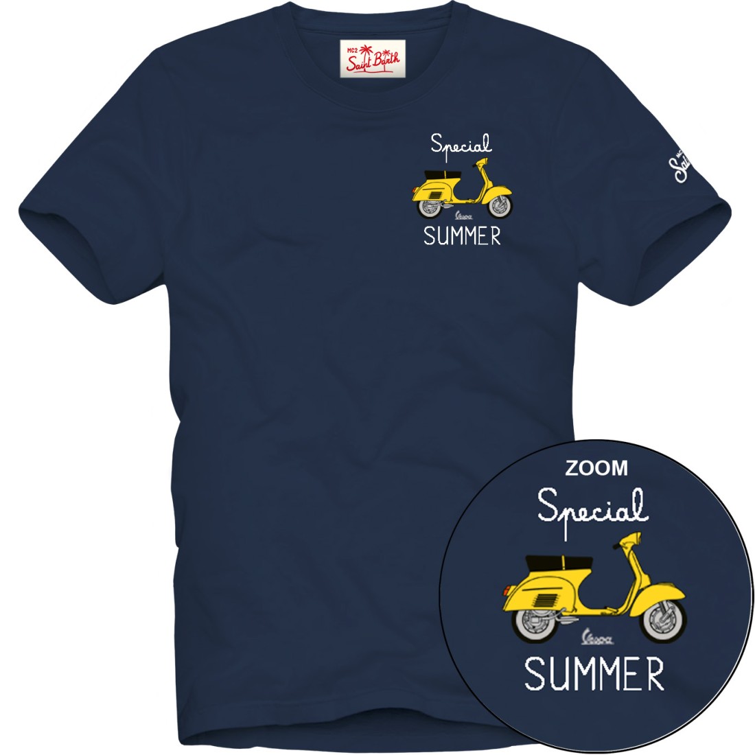 T-SHIRT SPECIAL SUMMER 61 EMB MC2 SAINT BARTH TSHM001 02646H
