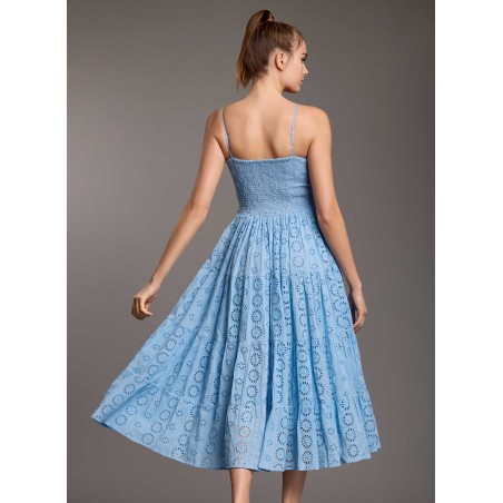 CLOTILDE MAXI ABITO ICONIQUE 007 LIGHTBLU