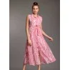 IRIS MAXI ABITO CAMICIA ICONIQUE 040 ROSA