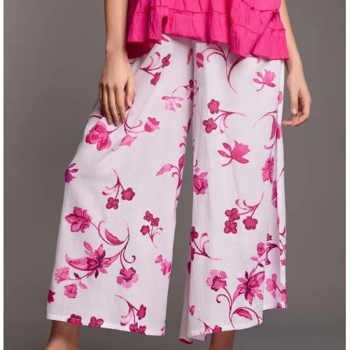COCO PANTALONE PALAZZO ICONIQUE 052 FUCHSIA