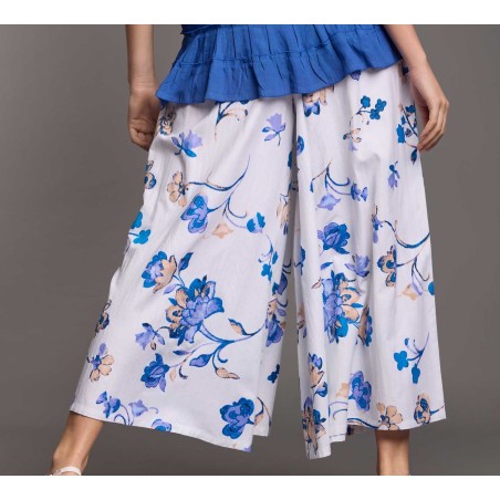COCO PANTALONE PALAZZO ICONIQUE 052 ROYAL