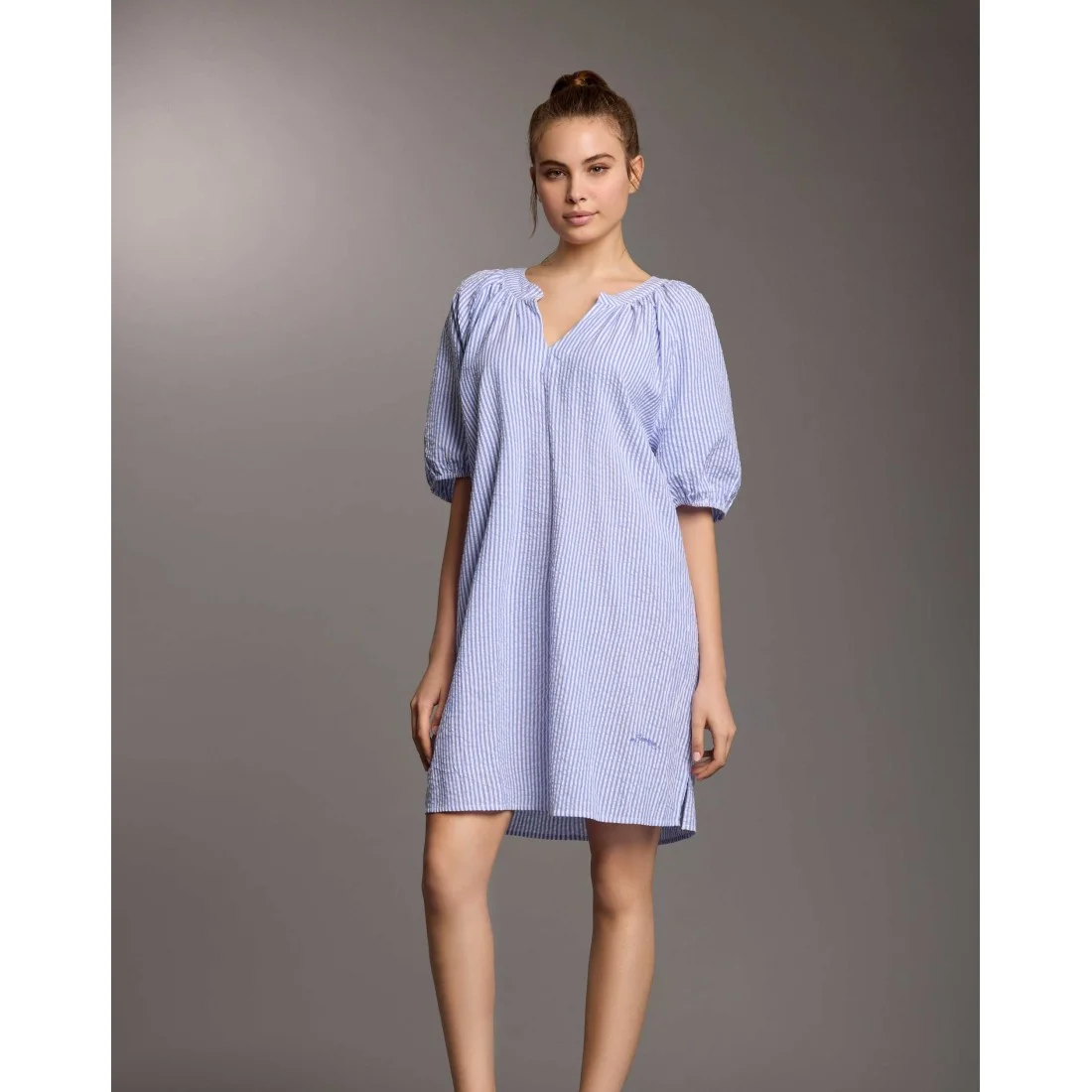 GIORGIA ABITO MANICHE 3/4 ICONIQUE 065 LIGHTBLU