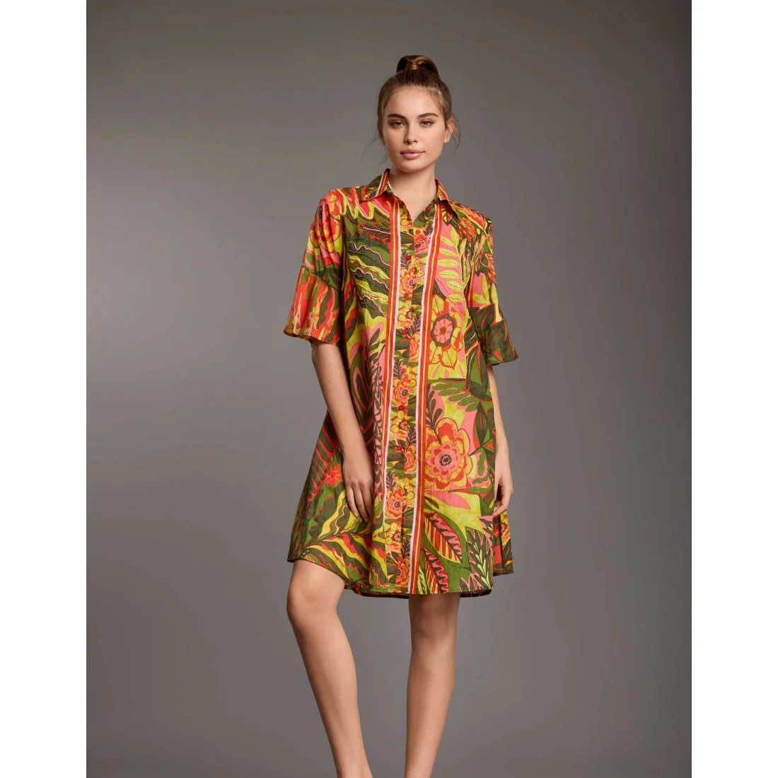 ROMINA ABITO CORTO MANICA 3/4 ICONIQUE 102 MULTI