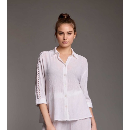 RITA CAMICIA ICONIQUE 112 BIANCO