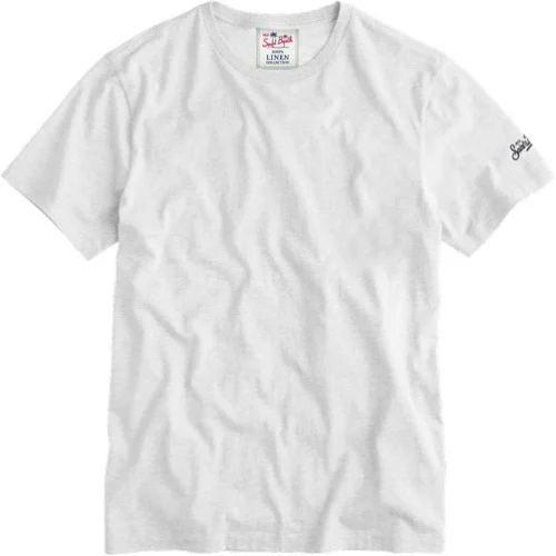 ECSTASEA LINEN T-SHIRT 01N MC2 SAINT BARTH ECS0003 00032H