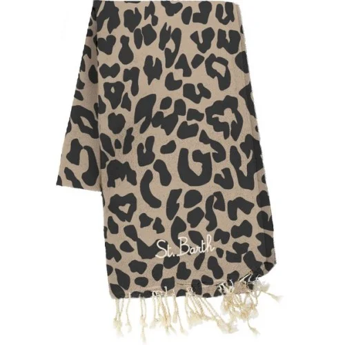 FOUTAS JACQUARD LEOPARD 1100 MC2 SAINT BARTH FOUT009 02060H
