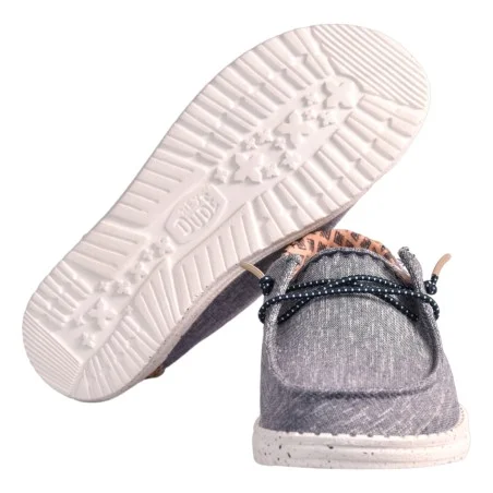 MOCASSINO WENDY CHAMBRAY WOVEN HEY DUDE HD.40059 4MG