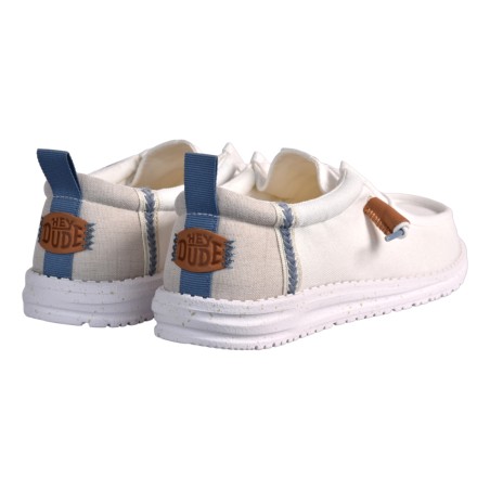 MOCASSINO WALLY SUMMER LINEN HEY DUDE HD.43086 1SO
