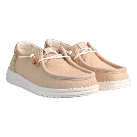 MOCASSINO WENY PERF CANVAS HEY DUDE HD.43111 0NG